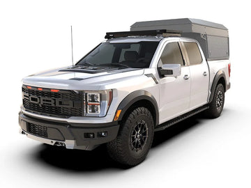 Ford F-150 Super Crew (2009-Current) Cab Over Camper Slimline II Roof Rack Kit / Low Profile - Brixton 4x4 - Buy Online Now!